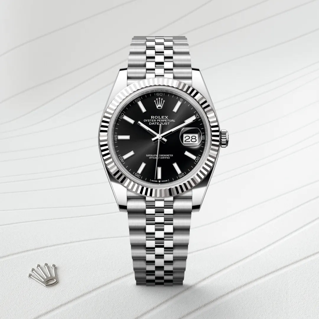 Rolex Datejust 41 Oyster, 41 mm, Oystersteel and white gold M126334-0018