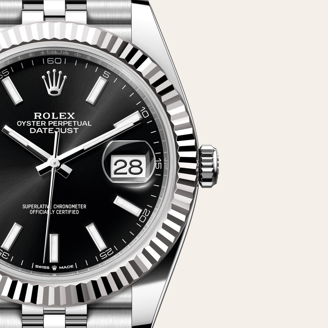 Rolex Datejust 41 Oyster, 41 mm, Oystersteel and white gold M126334-0018