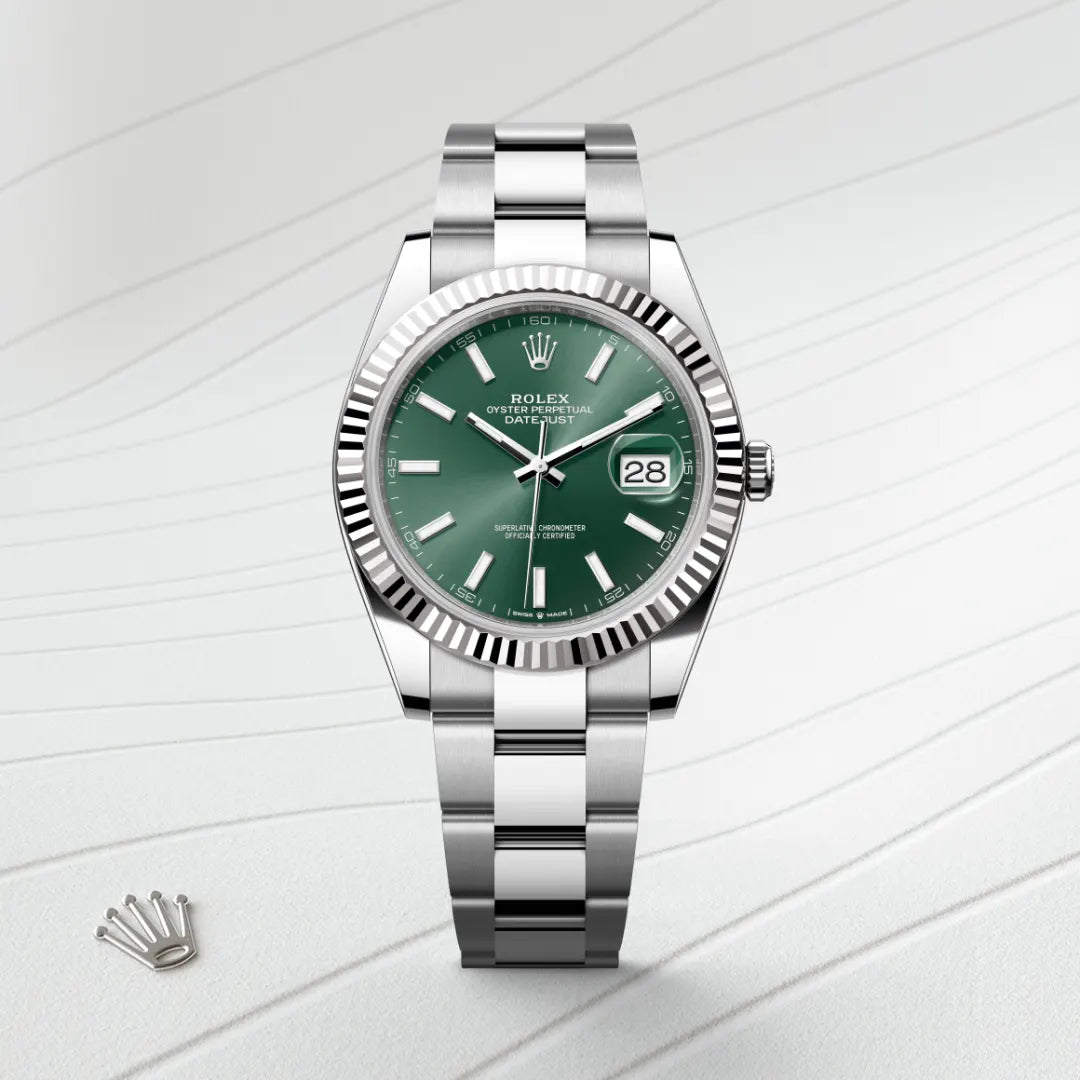 Rolex Datejust 41 Oyster, 41 mm, Oystersteel and white gold M126334-0027