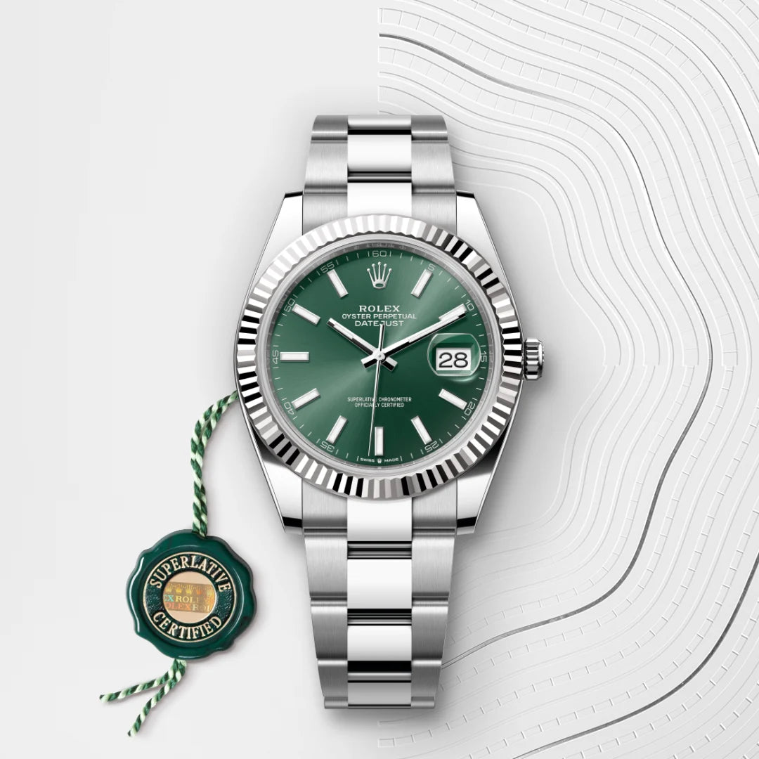 Rolex Datejust 41 Oyster, 41 mm, Oystersteel and white gold M126334-0027