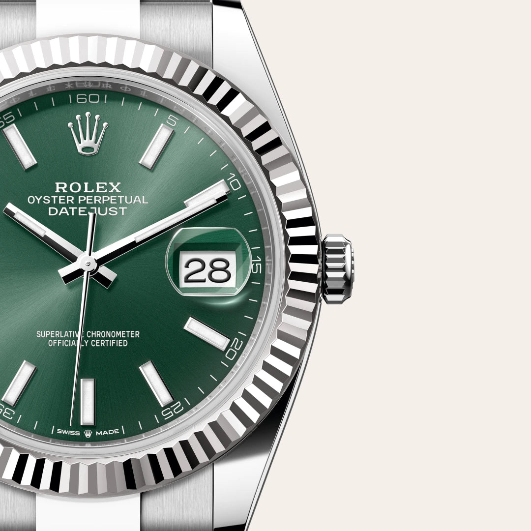 Rolex Datejust 41 Oyster, 41 mm, Oystersteel and white gold M126334-0027