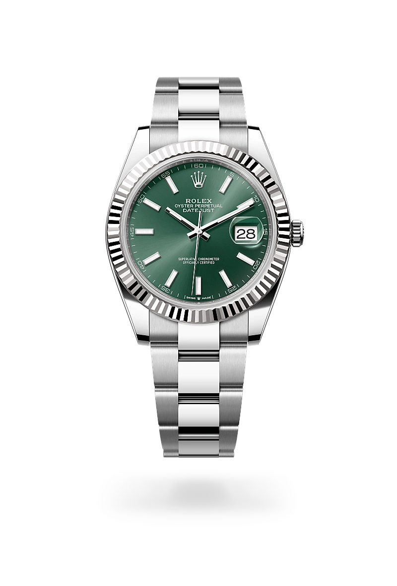 Rolex Datejust 41 Oyster, 41 mm, Oystersteel and white gold M126334-0027