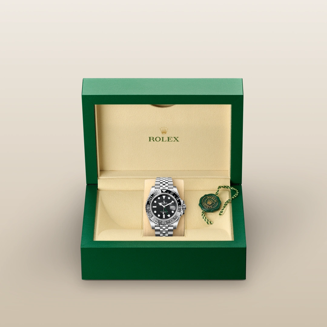 Rolex GMT-Master II 'Bruce Wayne' Stainless Steel Black Dial Jubilee