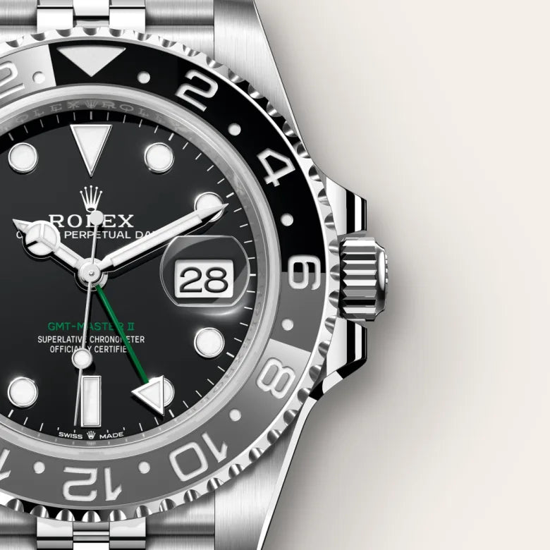 Rolex GMT-Master II 'Bruce Wayne' Stainless Steel Black Dial Jubilee