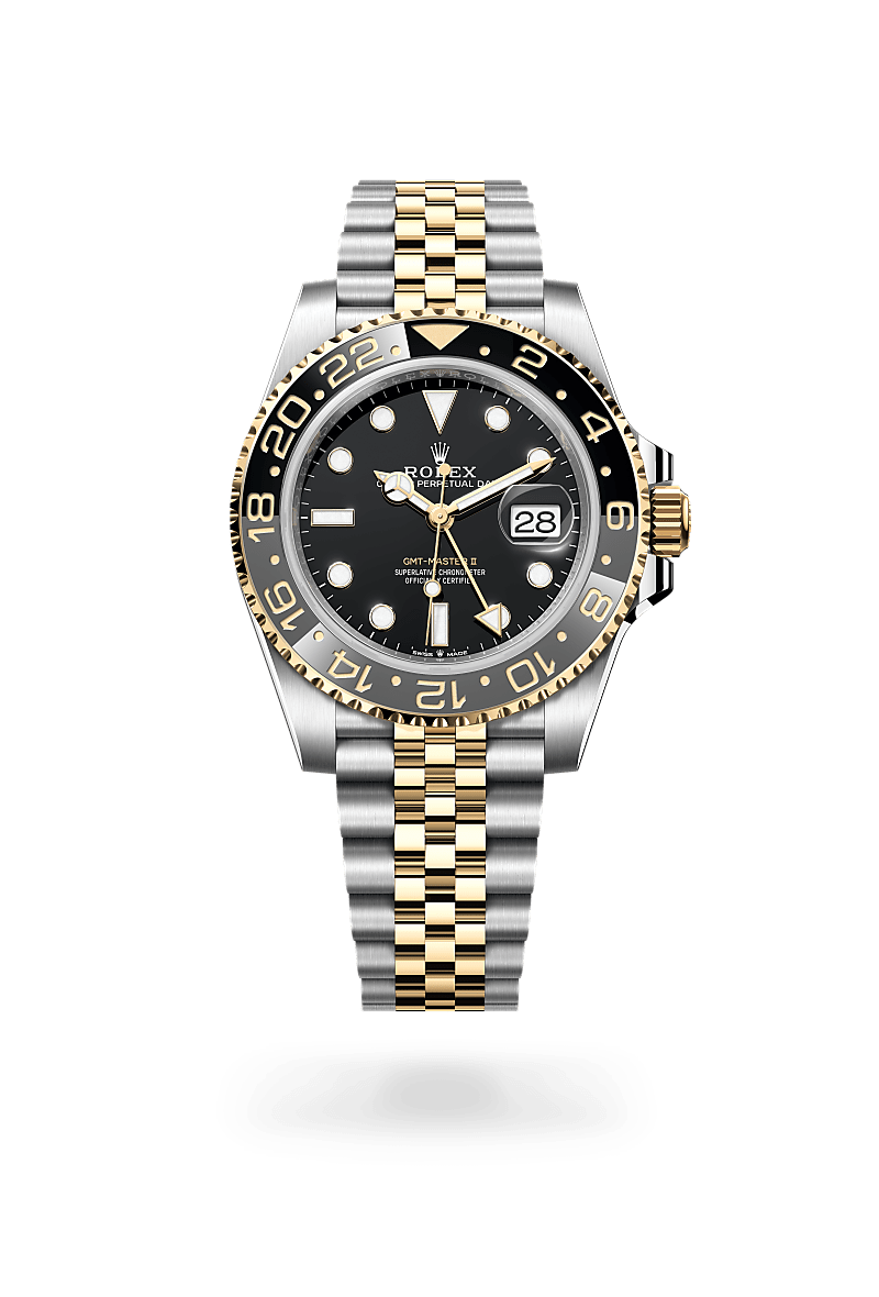 Rolex GMT Master Yellow Gold Jubilee Black Dial 126713GRNR