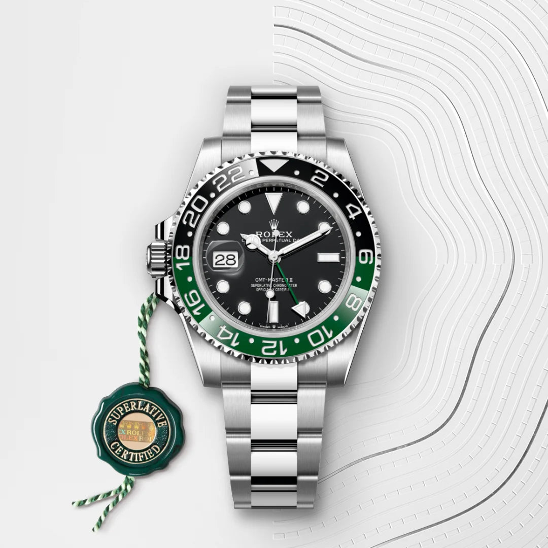 Rolex GMT-Master II 'Sprite' Lefty Stainless Steel Oyster (2023) -40mm