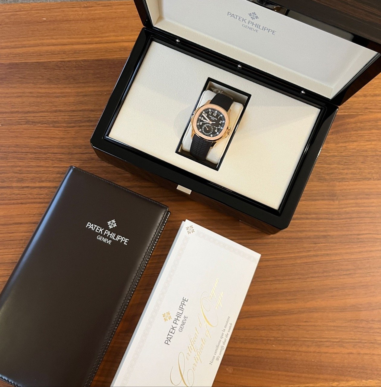 PATEK PHILIPPE ROSE GOLD AQUANAUT - 5164R