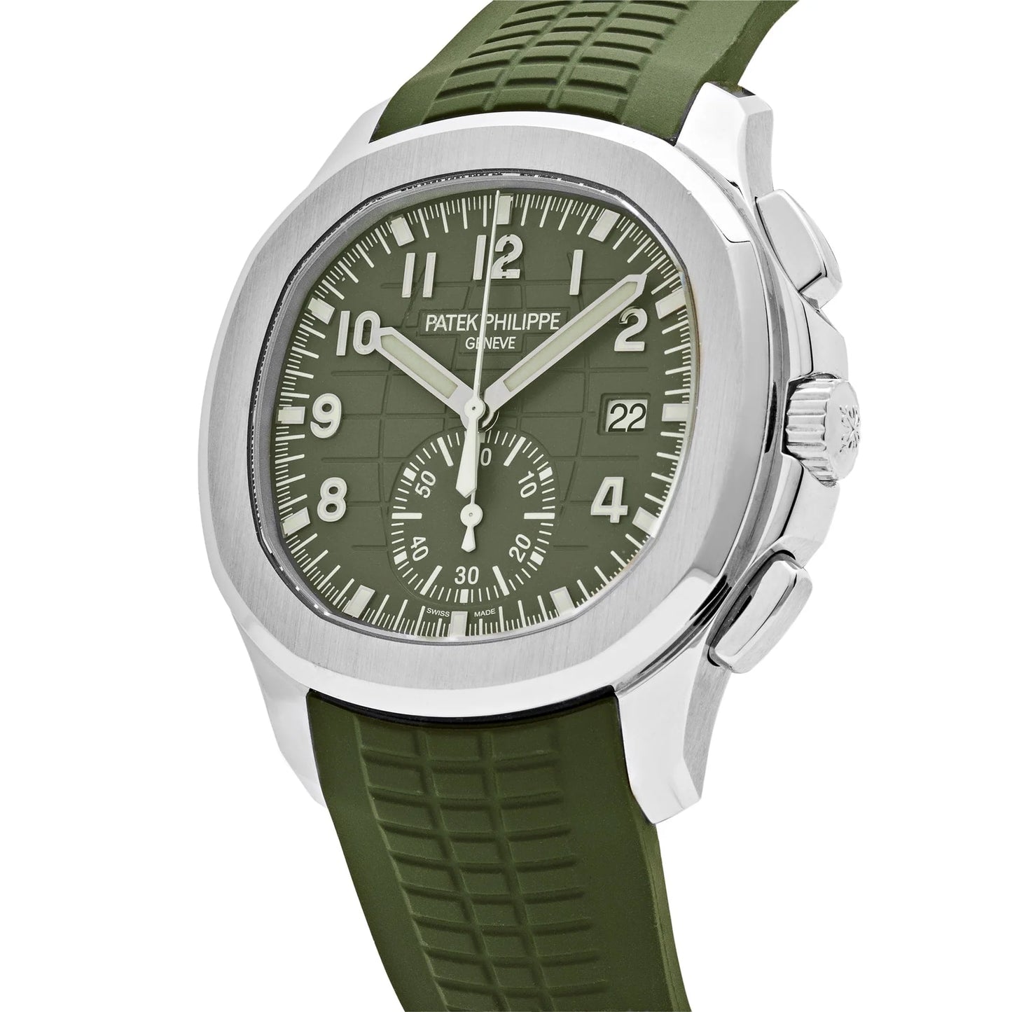 Patek Philippe Aquanaut Chronograph Steel Green Dial 41mm - 5968G