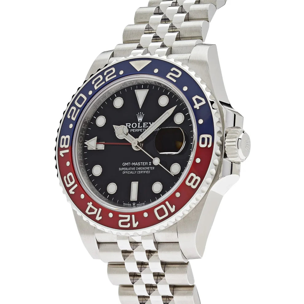 Rolex GMT-Master II 'Pepsi' Stainless Steel Black Dial Jubilee - 126710BLRO