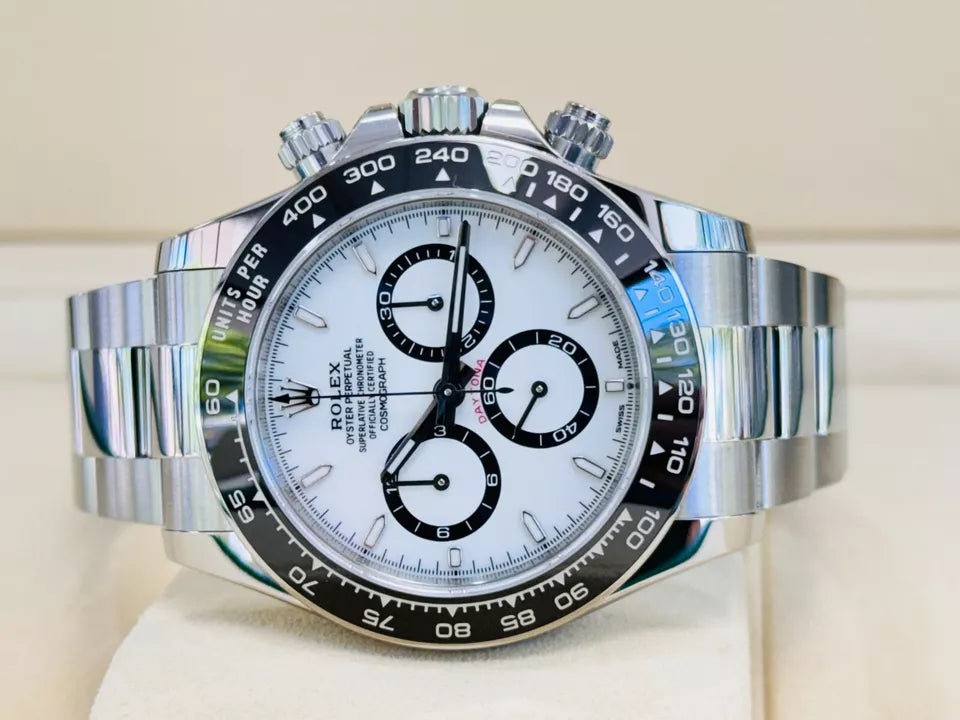 Superclone Rolex Daytona Ceramic “Panda” 40 mm White Dial 126500LN