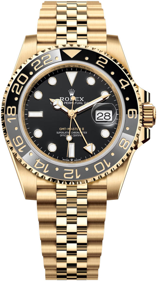 Rolex Jubliee Perpetual GOLD GMT-Master II - 126718GRNR