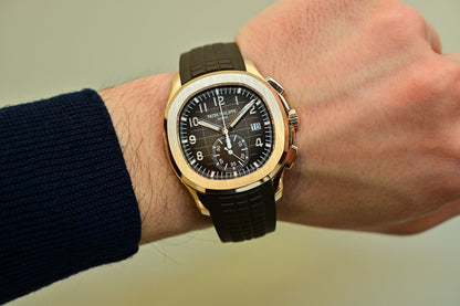 Patek Philippe Aquanaut Chronograph Steel Brown Dial 41mm - 5968R-001