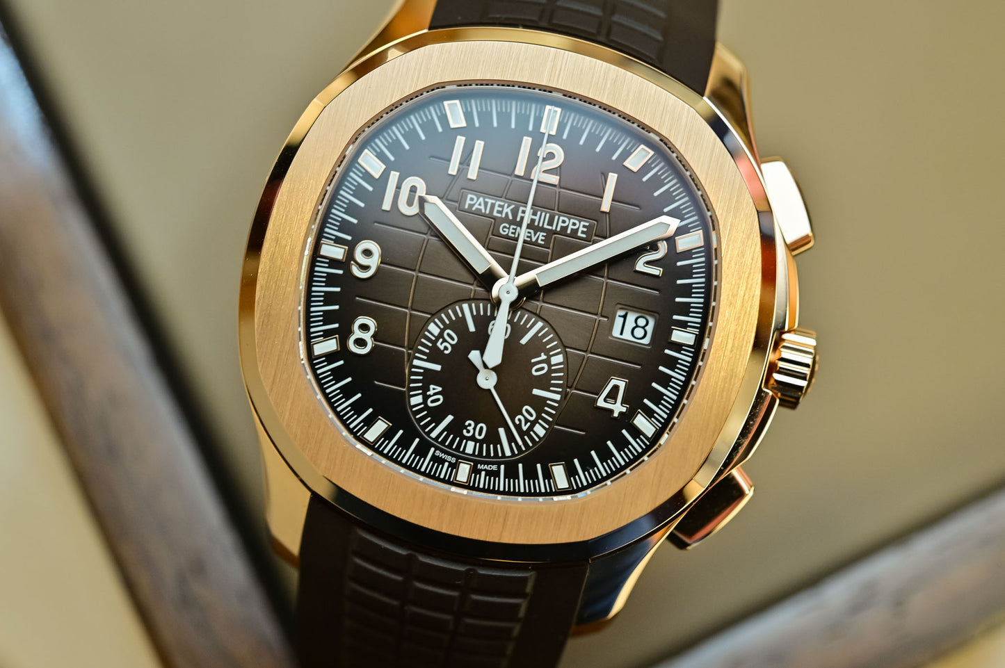 Patek Philippe Aquanaut Chronograph Steel Brown Dial 41mm - 5968R-001