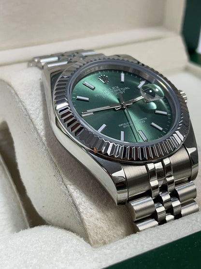 Datejust Steel Jubilee Green Dial 41mm