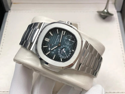 Patek Philippe Nautilus 5712/1A-001 Moon Phases Stainless Steel Blue Dial