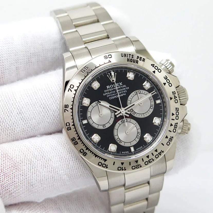 Superclone Rolex Daytona 40 mm Bright black Dial 126509