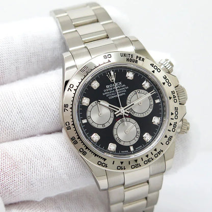 Superclone Rolex Daytona 40 mm Bright black Dial 126509