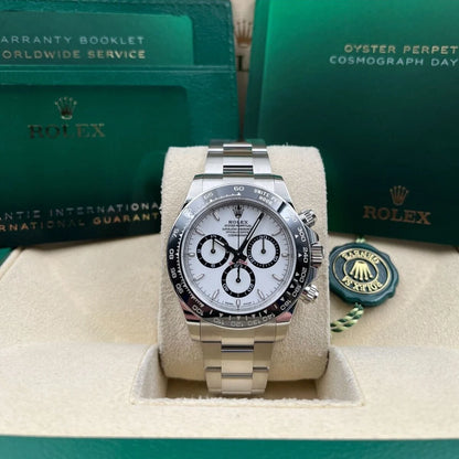 Superclone Rolex Daytona Ceramic “Panda” 40 mm White Dial 126500LN