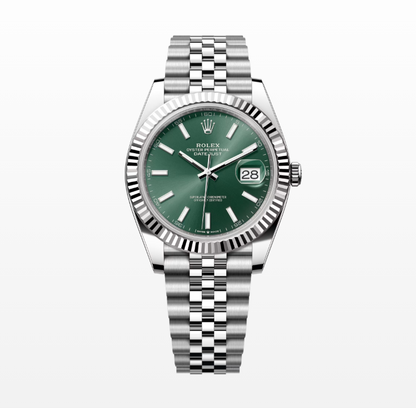 Datejust Steel Jubilee Green Dial 41mm