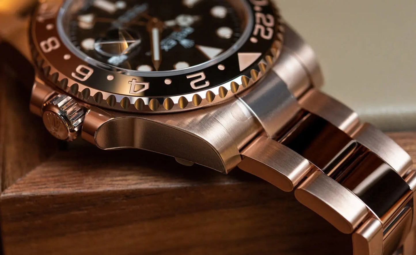 Rolex GMT-Master II 'Everose Gold' Stainless Steel Black Dial Oyster - 126715CHNR