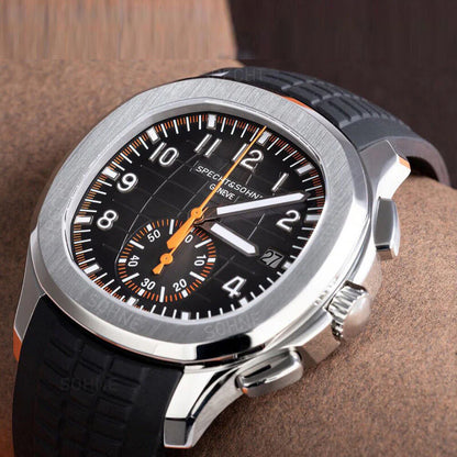 Patek Philippe Aquanaut Chronograph Steel Black Dial 41mm