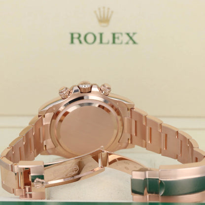 Superclone Rolex Daytona 40 mm Rose Gold, black dial 126505