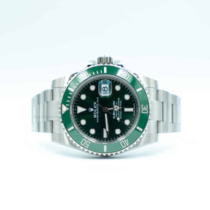 The Rolex Submariner Date Silver 41mm, Green Dial - Green Bezel