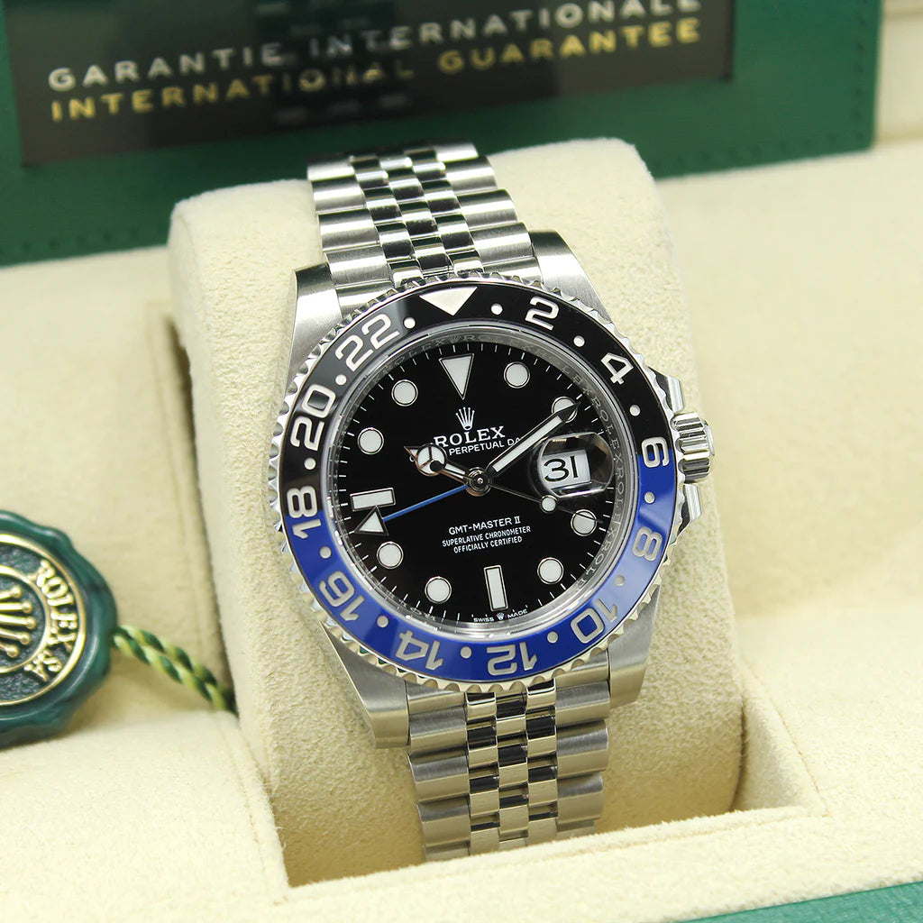 Rolex GMT-Master II 'Batgirl' Stainless Steel Jubilee - 40mm