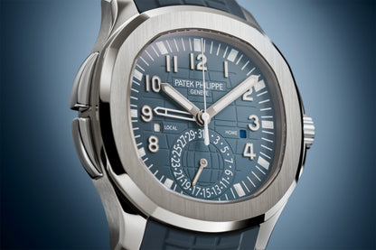 Patek Philippe Aquanaut 5164G-001 Blue Dial Blue Rubber