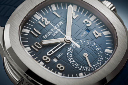 Patek Philippe Aquanaut 5164G-001 Blue Dial Blue Rubber