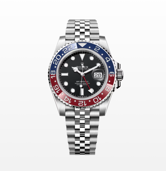 Rolex GMT-Master II 'Pepsi' Stainless Steel Black Dial Jubilee - 126710BLRO