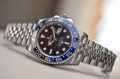 Rolex GMT-Master II 'Batgirl' Stainless Steel Jubilee - 40mm
