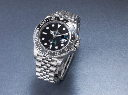 Rolex GMT-Master II 'Bruce Wayne' Stainless Steel Black Dial Jubilee