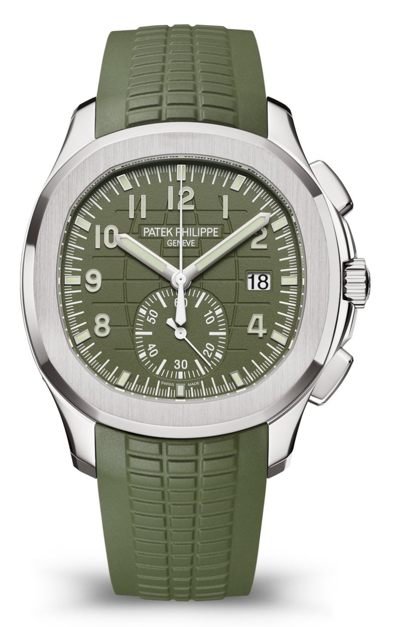 Patek Philippe Aquanaut Chronograph Steel Green Dial 41mm - 5968G