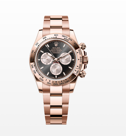 Superclone Rolex Daytona 40 mm Rose Gold, black dial 126505