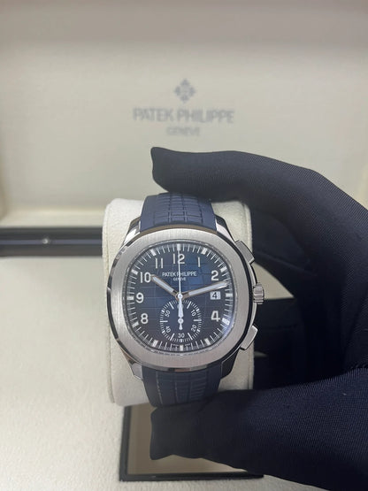 Patek Philippe Aquanaut Chronograph Steel Blue Dial 41mm