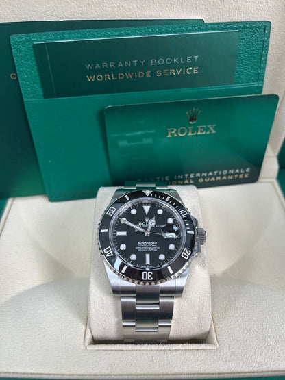 The Rolex Submariner Date Silver 41mm, Black Dial - Black Bezel - 126610LN