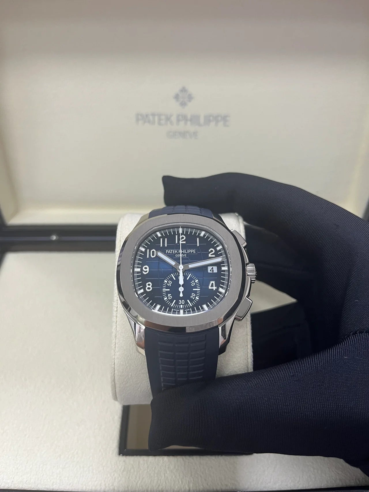 Patek Philippe Aquanaut Chronograph Steel Blue Dial 41mm