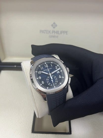 Patek Philippe Aquanaut Chronograph Steel Blue Dial 41mm