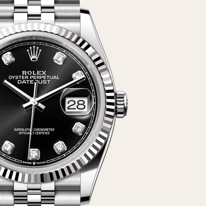 Rolex Datejust 36 Oyster, 36 mm, Oystersteel and white gold M126234-0027