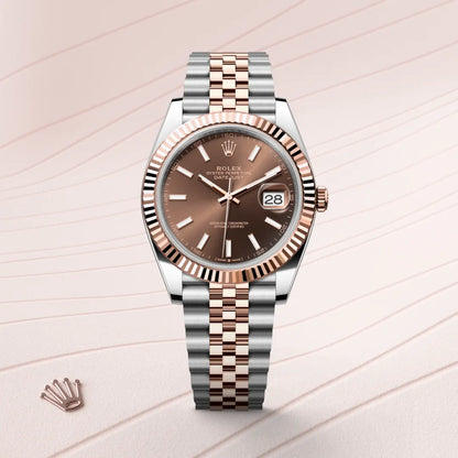 Rolex Datejust 41 Oyster, 41 mm, Oystersteel and Everose gold M126331-0002