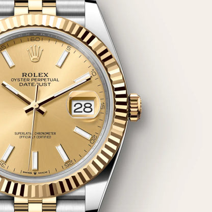 Rolex Datejust 41 Oyster, 41 mm, Oystersteel and yellow gold M126333-0010