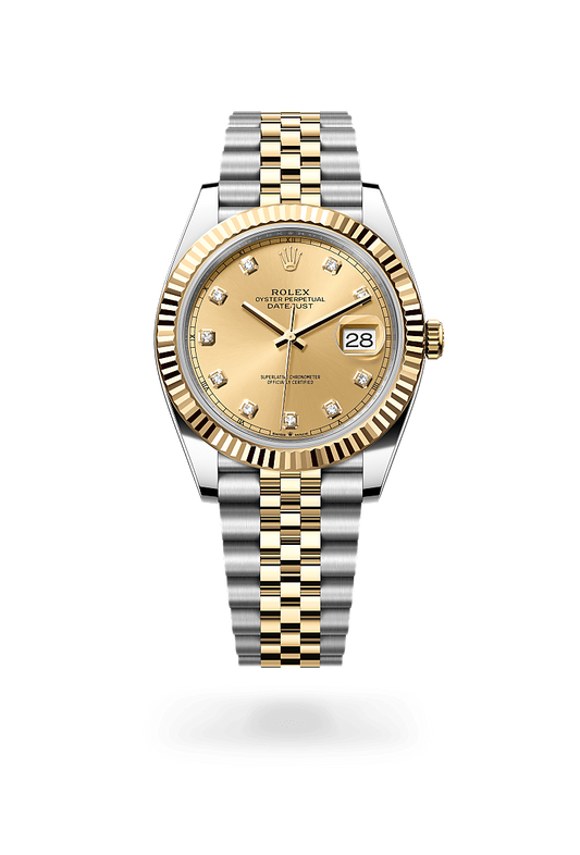 Rolex Datejust 41 Oyster, 41 mm, Oystersteel and yellow gold M126333-0012