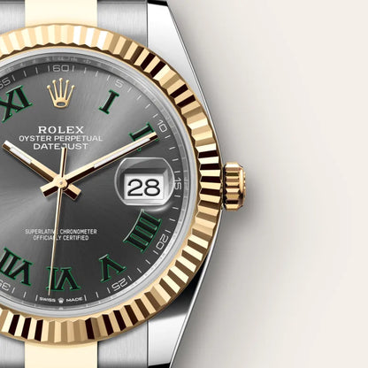 Rolex Datejust 41 Oyster, 41 mm, Oystersteel and yellow gold M126333-0019
