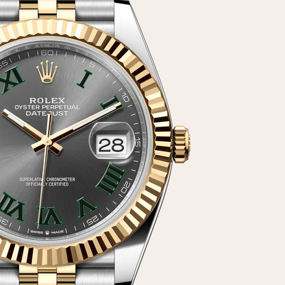 Rolex Datejust 41 Oyster, 41 mm, Oystersteel and yellow gold M126333-0020