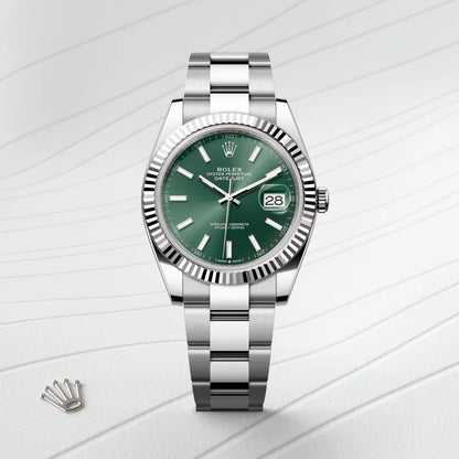 Rolex Datejust 41 Oyster, 41 mm, Oystersteel and white gold M126334-0027