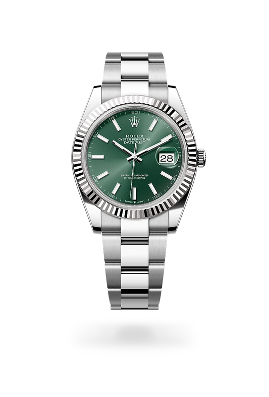Rolex Datejust 41 Oyster, 41 mm, Oystersteel and white gold M126334-0027