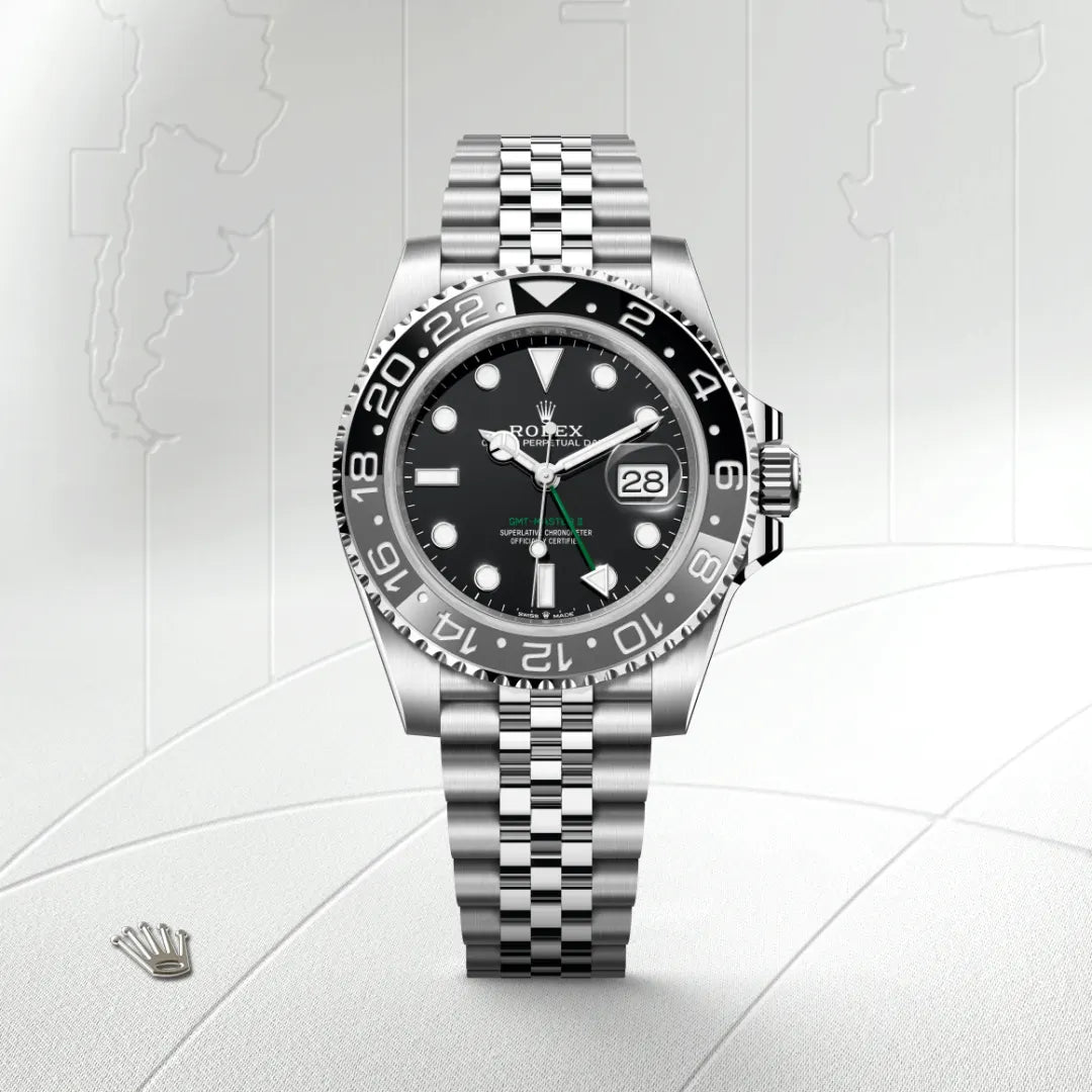 Rolex GMT-Master II 'Bruce Wayne' Stainless Steel Black Dial Jubilee