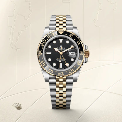 Rolex GMT Master Yellow Gold Jubilee Black Dial 126713GRNR