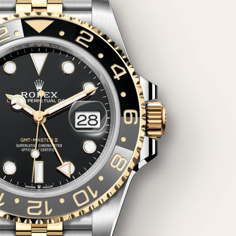 Rolex GMT Master Yellow Gold Jubilee Black Dial 126713GRNR